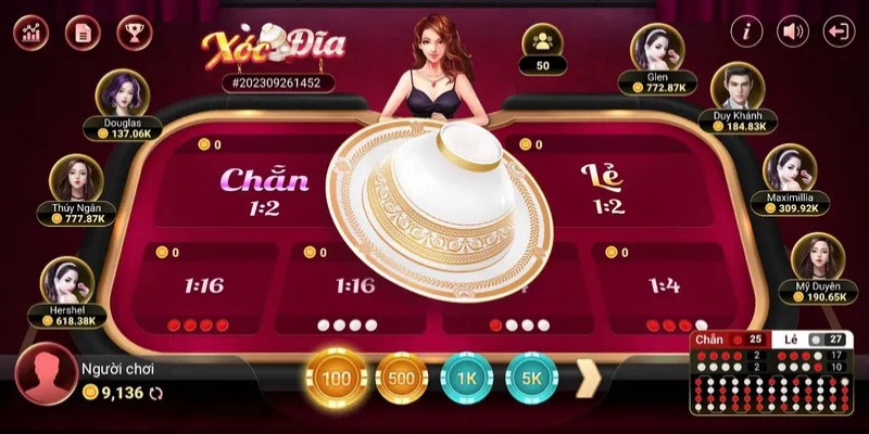 Khám phá các loại cược thú vị có trong tựa game xóc đĩa 99win
